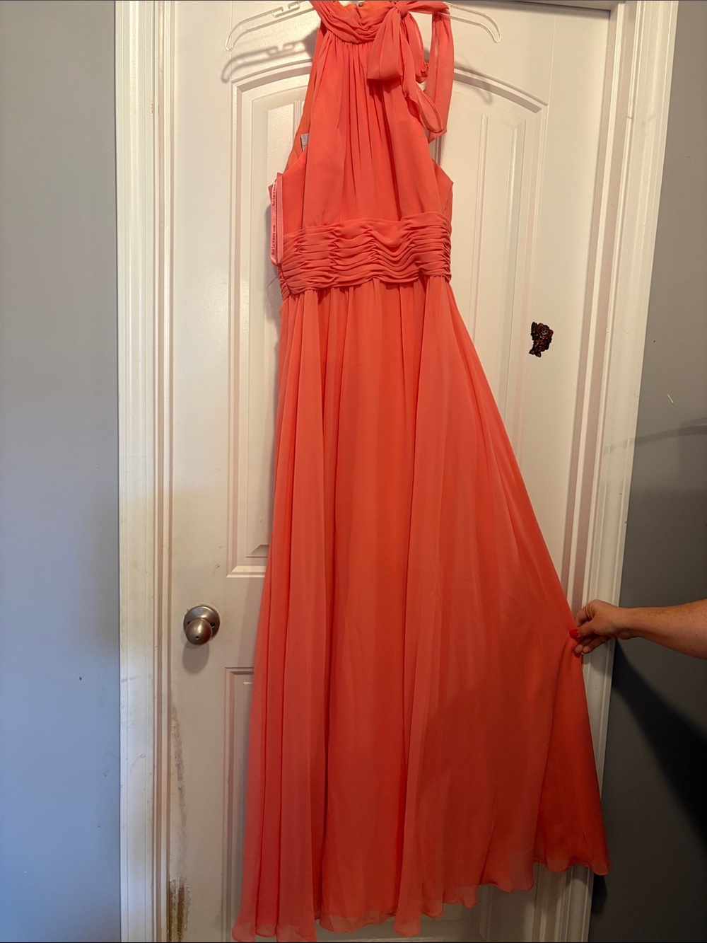 Elegant Pink Evening Gown